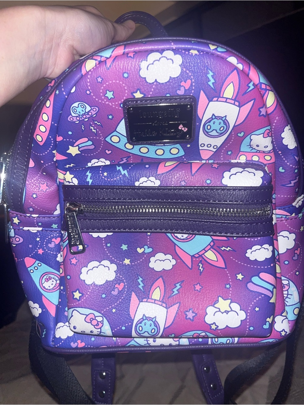Loungefly x Hello Kitty Space AOP backpack